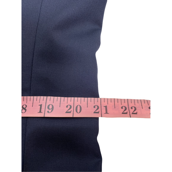 Bagozza Men's Size 44L US / 54 European 100% Wool Navy Lined Sports Jacket - Picture 7 of 9